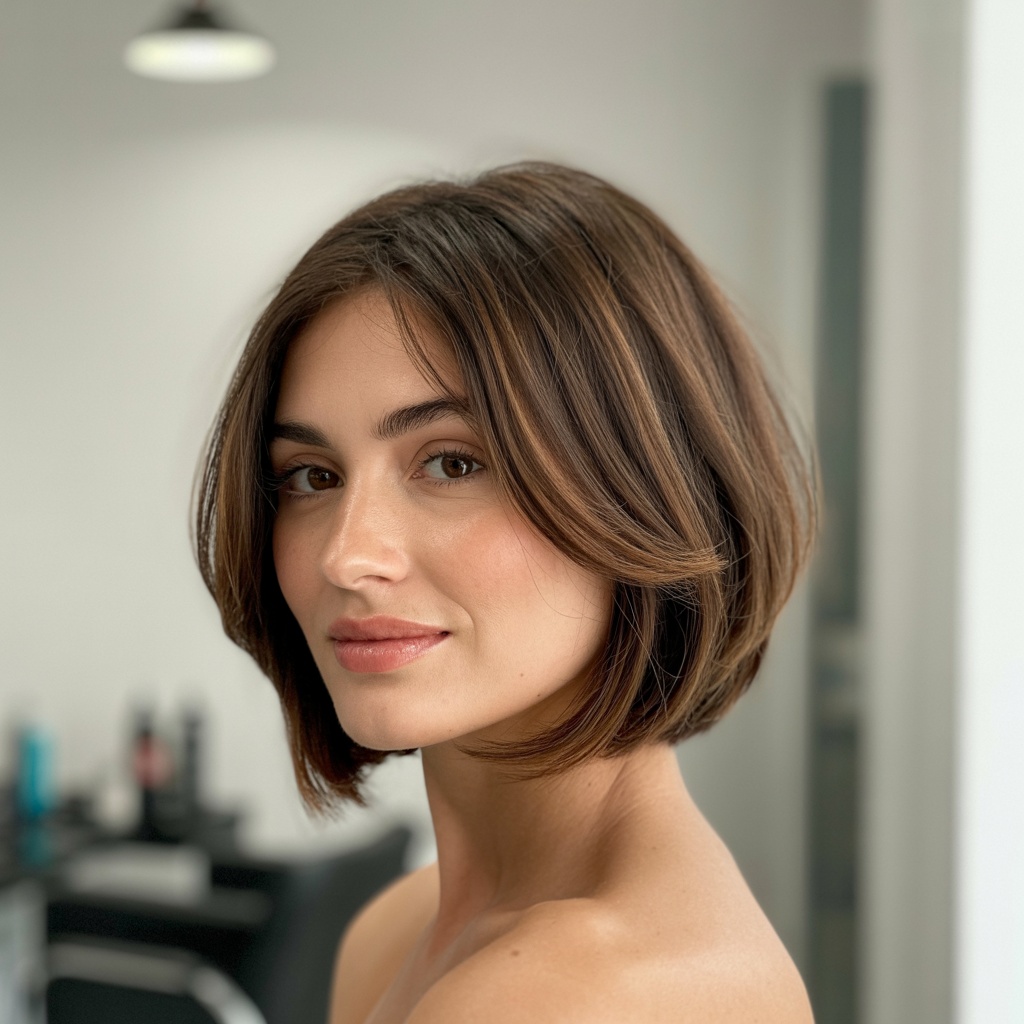 Nachher: Moderner Bob