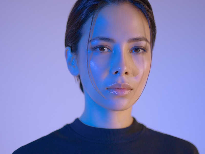 Vorher: Lange wellige Haare